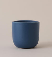 Inky Blue Earthenware Pot (14cm) Image