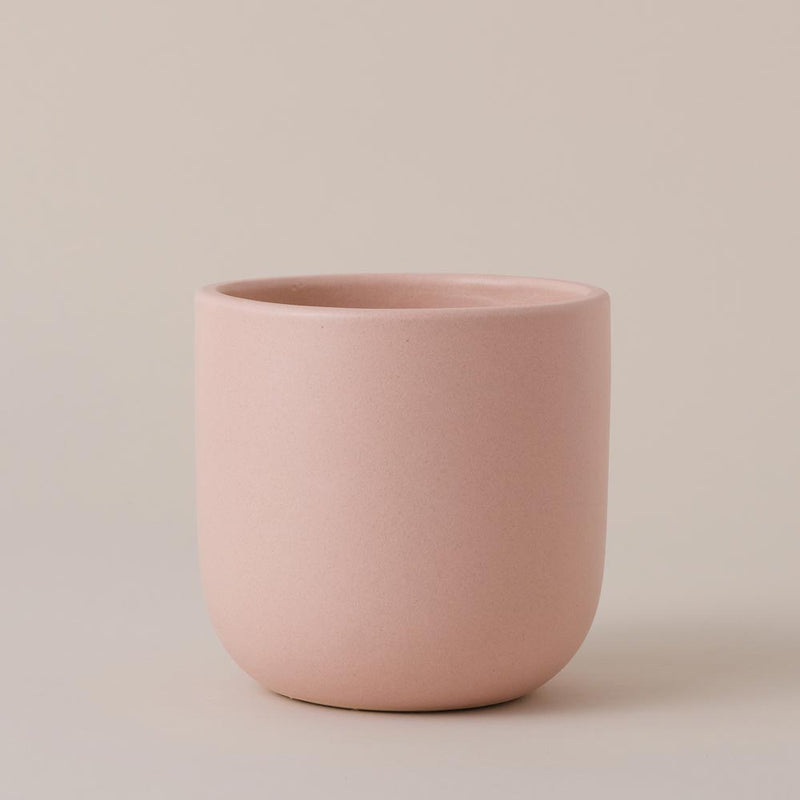 Pink Clay Earthenware Pot (14cm)
