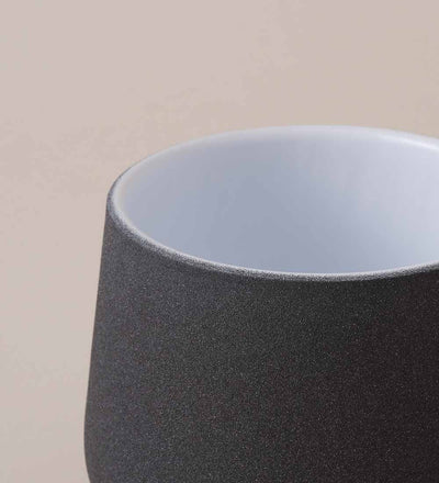 Dark Grey Polystone Pot (13cm)