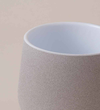 Light Grey Polystone Pot (13cm)