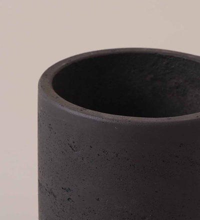 Dark Grey Concrete Pot