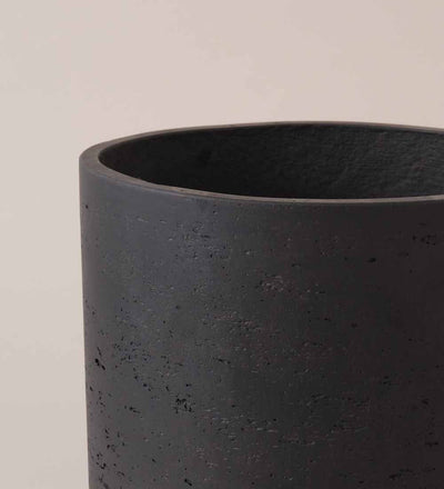 Dark Grey Concrete Pot (23cm)