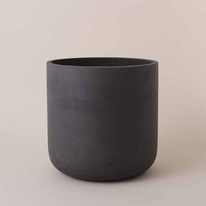 Dark Grey Concrete Pot (30cm)
