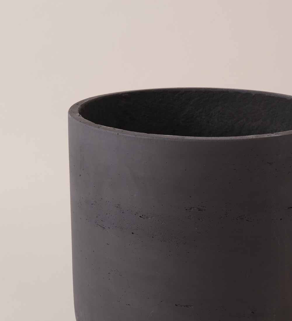 Dark Grey Concrete Pot (44cm)