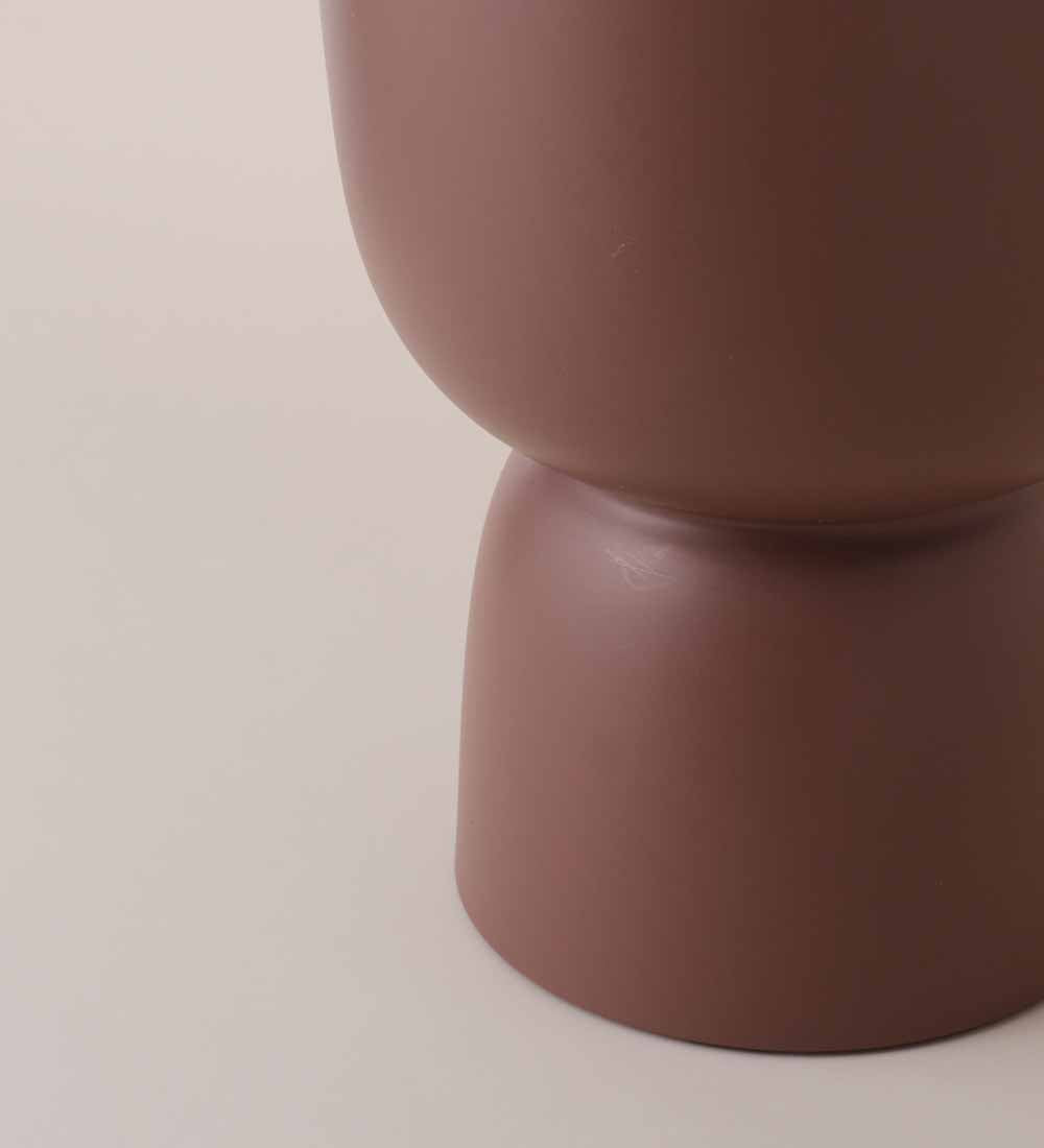 Rosey Brown Elho Pure Coupe Pot (35cm)