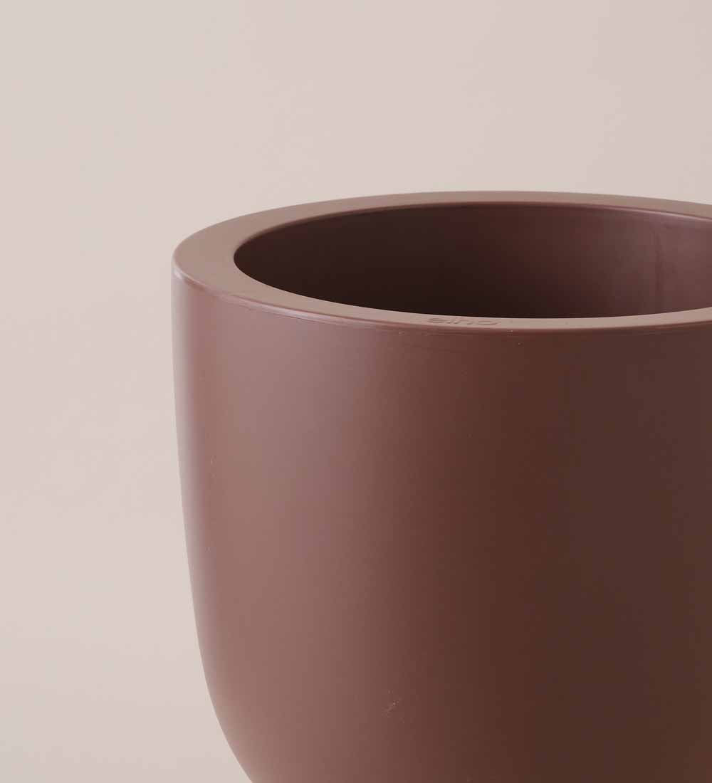 Rosey Brown Elho Pure Coupe Pot (35cm)