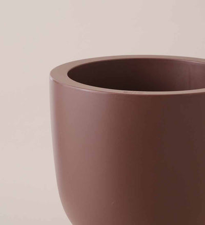 Rosey Brown Elho Pure Coupe Pot (35cm)