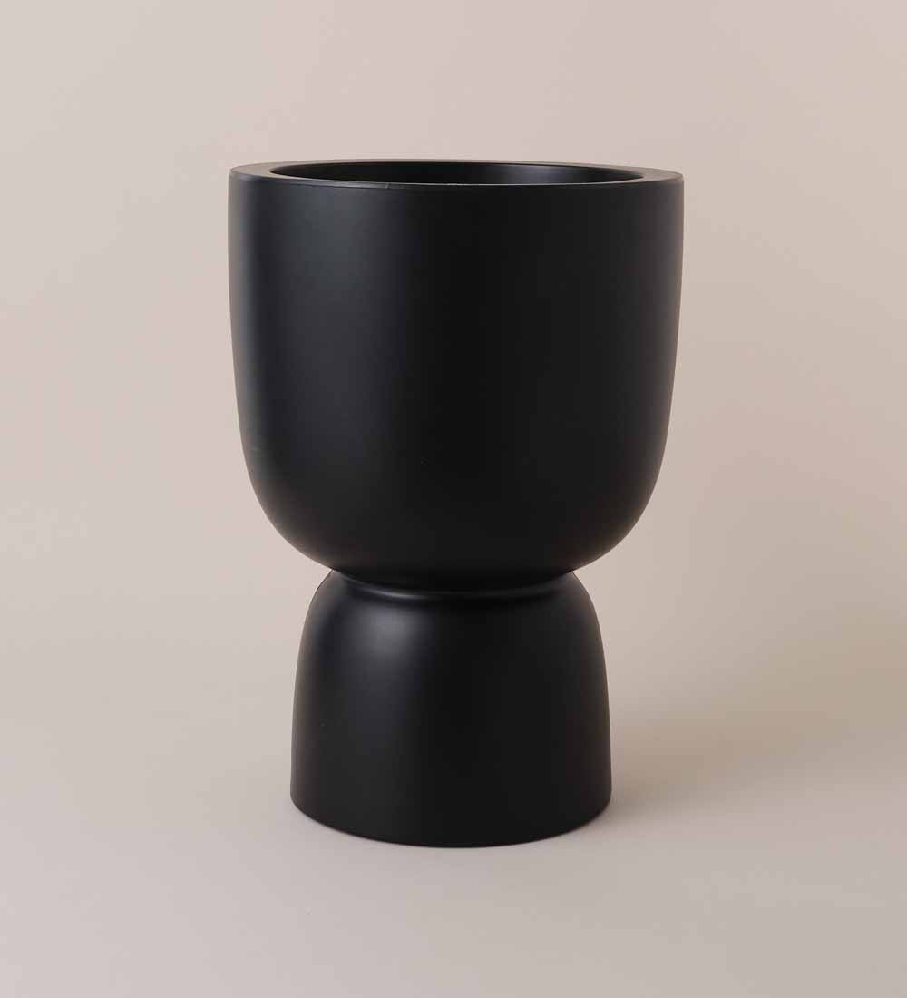 Black Elho Pure Coupe Pot (35cm)