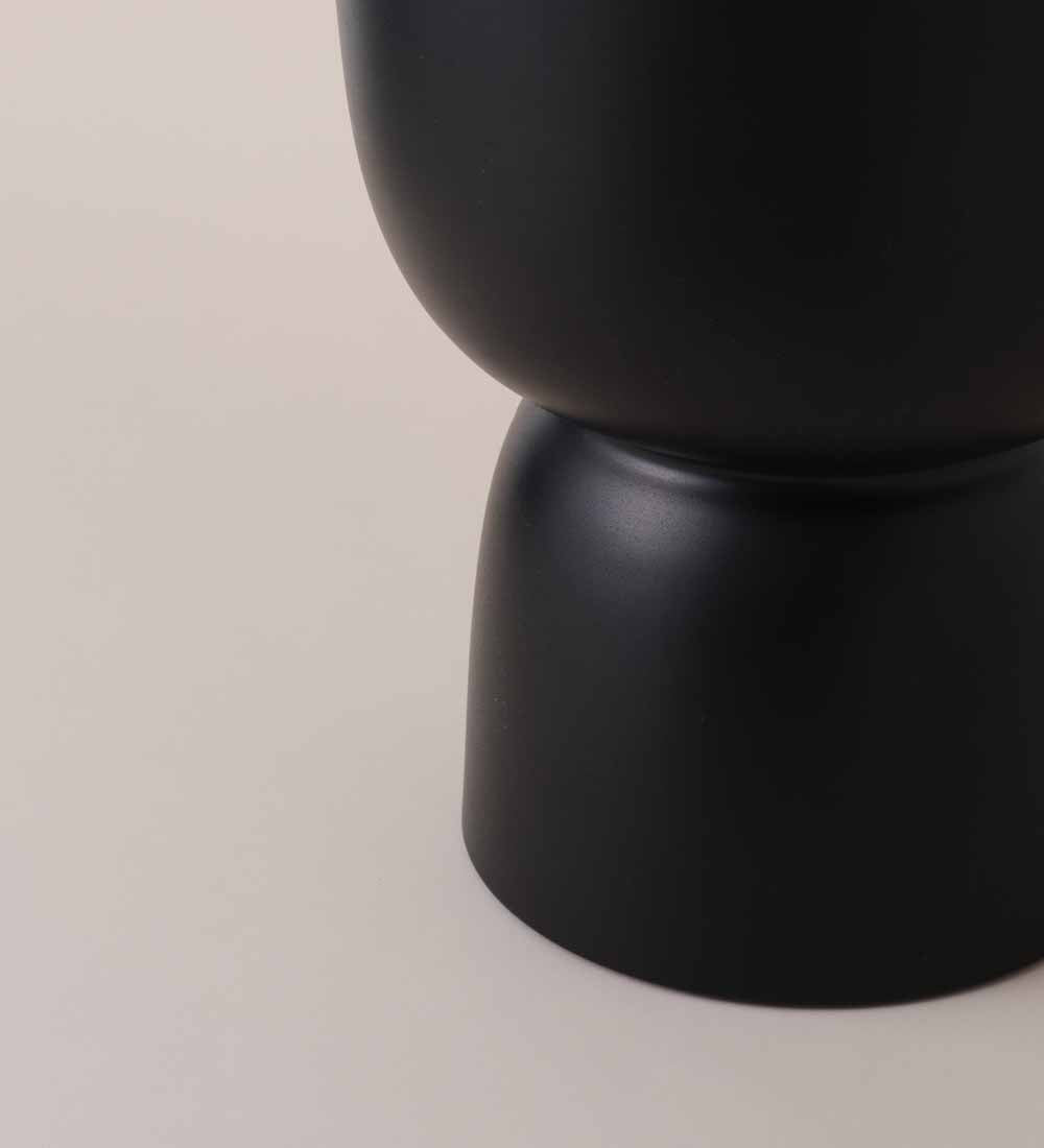 Black Elho Pure Coupe Pot (35cm)