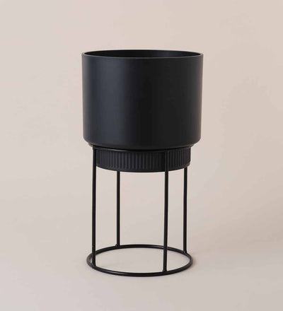Dark Grey Elho Planter on Stand