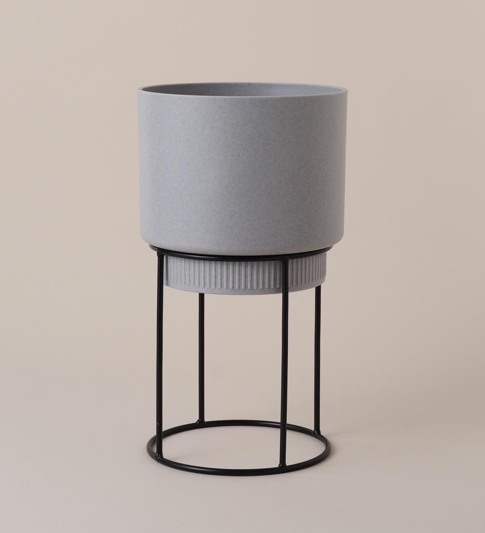 Elho Planter on Stand Grey (22cm)