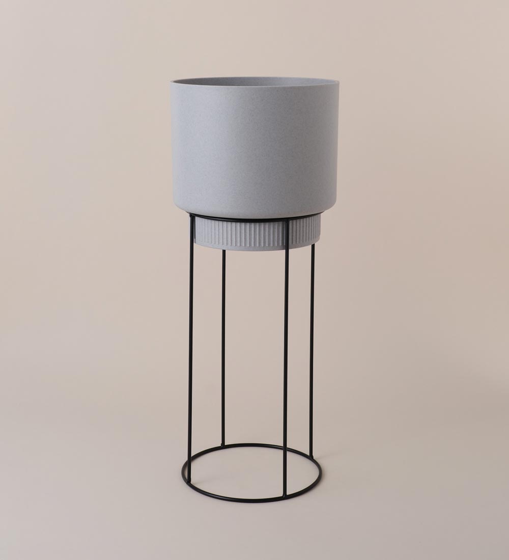 Elho Planter on Stand Grey (29cm)