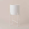 White Hübsch Planter with Stand