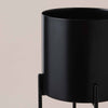 Black Hübsch Planter with Stand