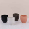 Ribbed Ceramic Pot