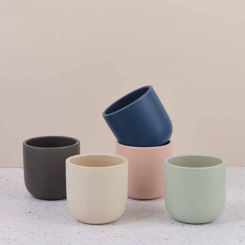 Earthenware Pot (14cm) (5 Colours)