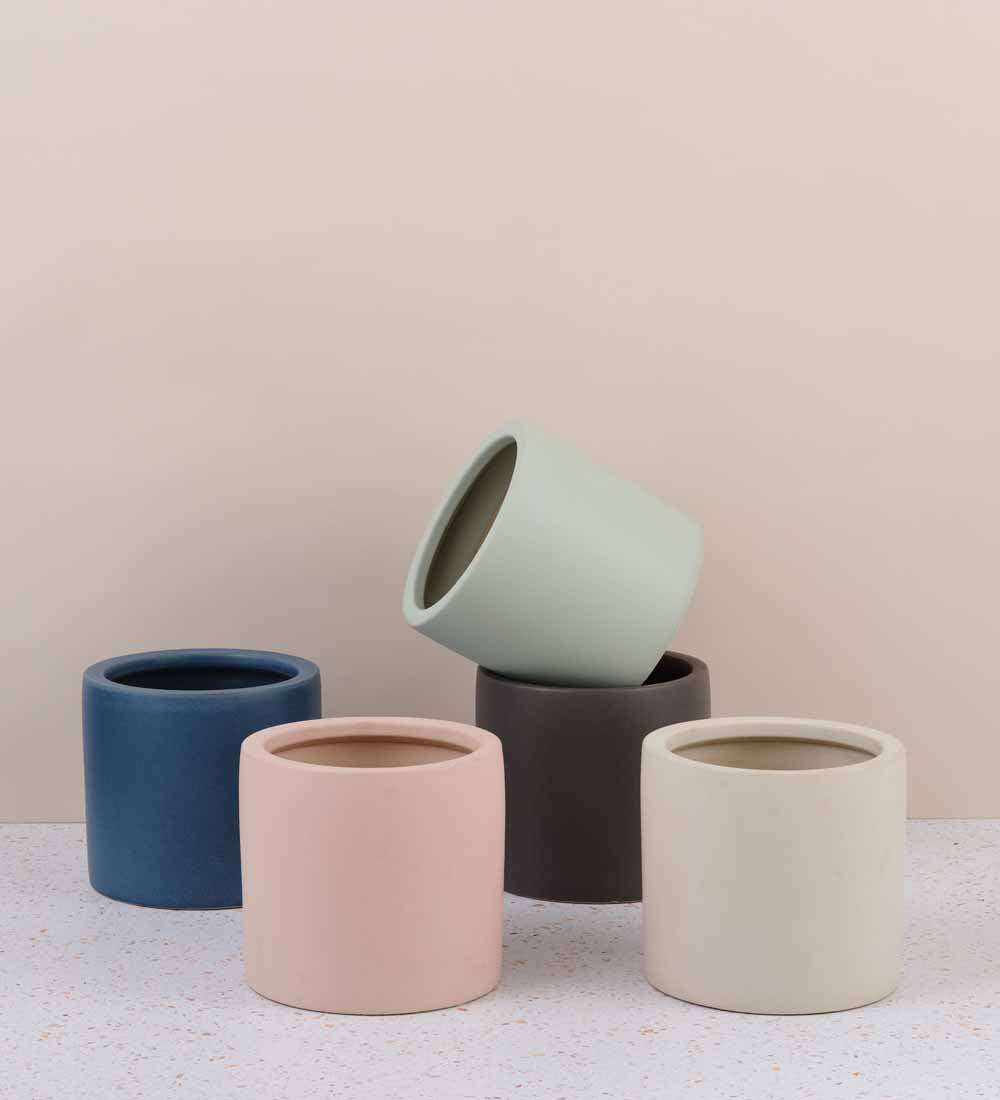 Earthenware Pot (21cm) (5 Colours)