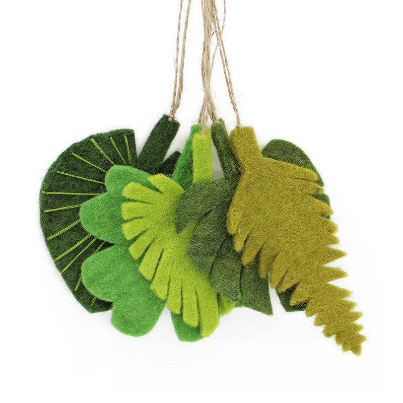 Felt Leaf Lovers Decorations