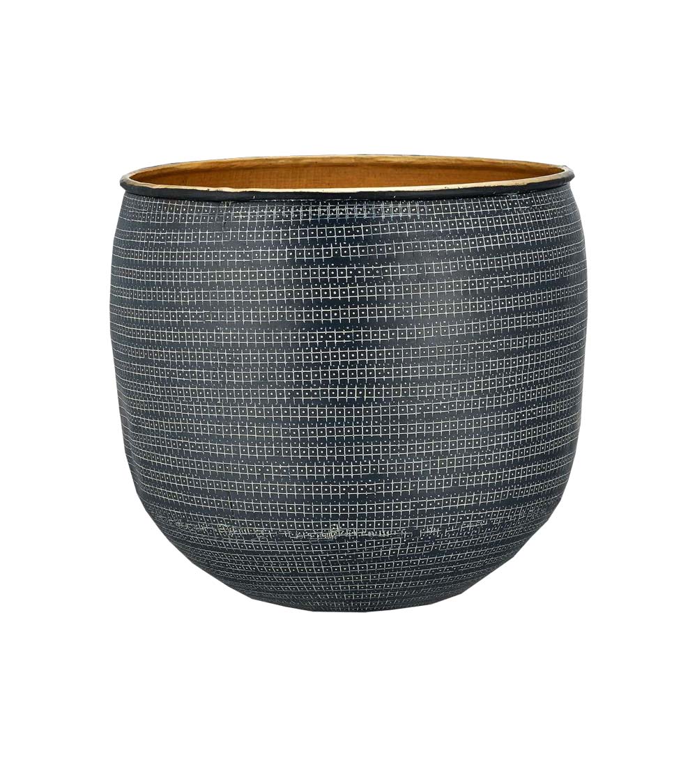 Nkuku Tembesi Etched Planter