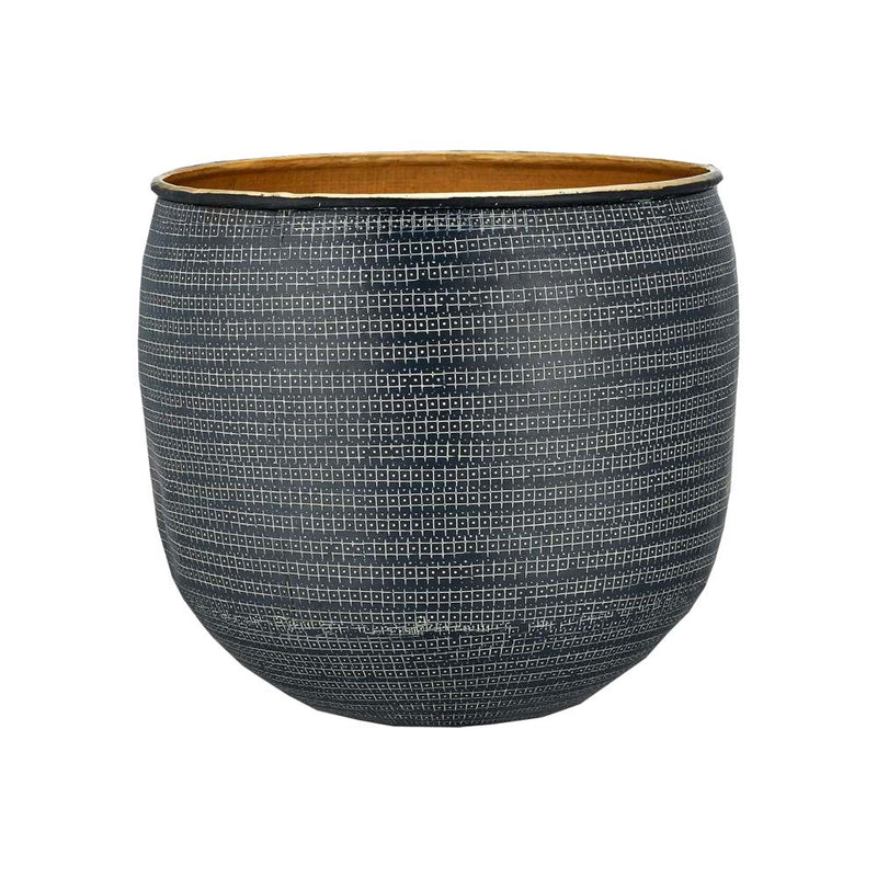 Nkuku Tembesi Etched Planter (31cm)