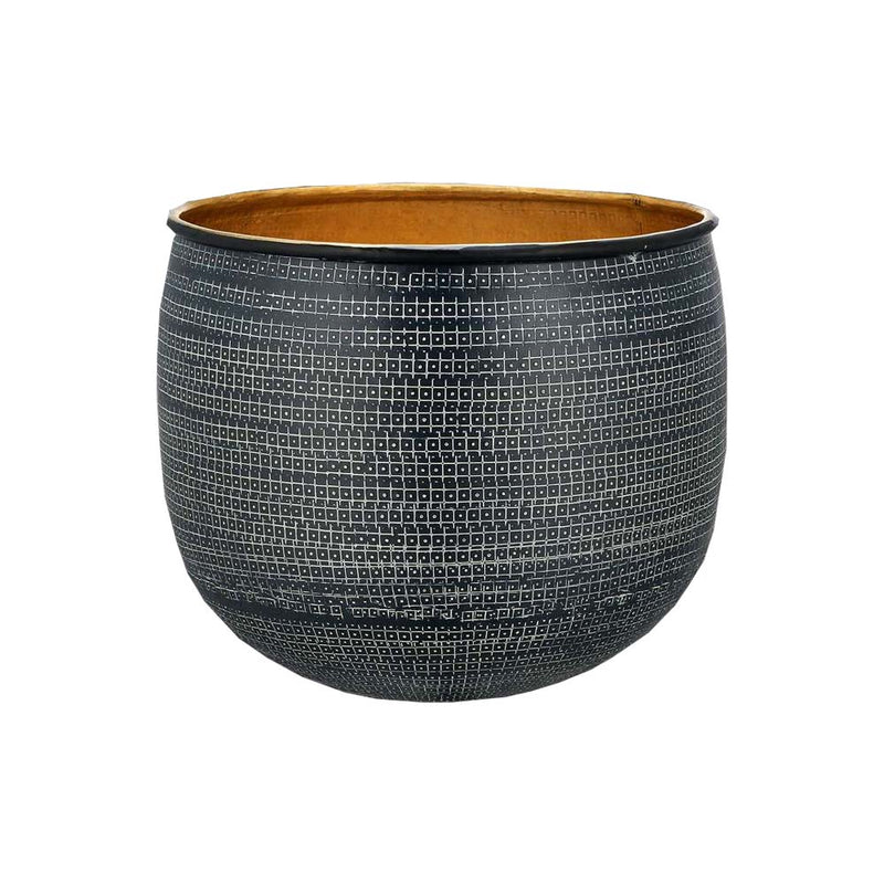 Nkuku Tembesi Etched Planter