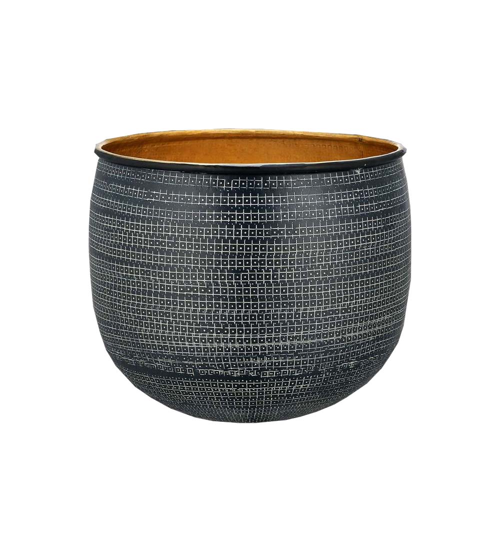 Nkuku Tembesi Etched Planter